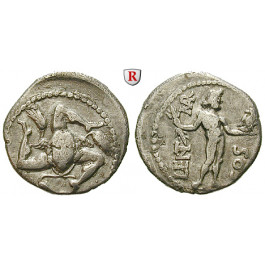 Römische Republik, L. Cornelius Lentulus und C Claudius Marcellus, Denar 49 v.Chr., f.ss