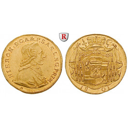Salzburg, Bistum, Hieronymus von Colloredo, Dukat 1801, ss-vz/vz-st