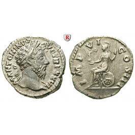 Römische Kaiserzeit, Marcus Aurelius, Denar 172, ss+