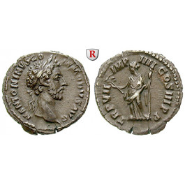 Römische Kaiserzeit, Commodus, Denar 181-182, ss+