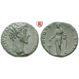 Römische Kaiserzeit, Marcus Aurelius, Caesar, As 155-156, ss+
