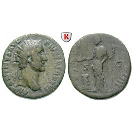 Römische Kaiserzeit, Antoninus Pius, Dupondius 152-153, f.ss