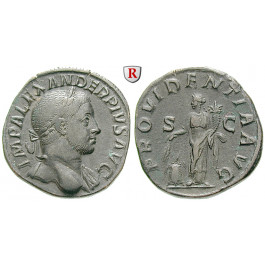 Römische Kaiserzeit, Severus Alexander, Sesterz 222-235, ss-vz