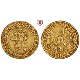 Römisch Deutsches Reich, Erzherzog Sigismund der Münzreiche, Goldgulden o.J., ss
