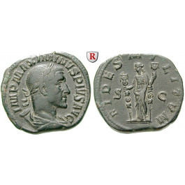 Römische Kaiserzeit, Maximinus I., Sesterz 235-236, f.vz