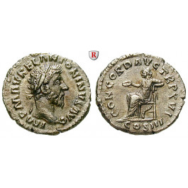Römische Kaiserzeit, Marcus Aurelius, Denar 161-162, f.vz