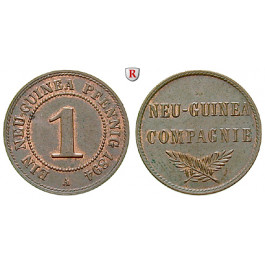 Nebengebiete, Deutsch-Neuguinea, 1 Neu-Guinea Pfennig 1894, A, f.st, J. 701