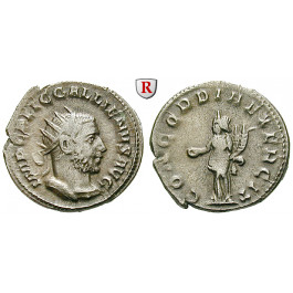 Römische Kaiserzeit, Gallienus, Antoninian 254, ss+