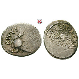 Römische Republik, Mn. Cordius Rufus, Denar 46 v.Chr., ss/ss-vz