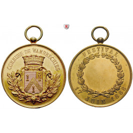 Frankreich, Städte, Vergoldete Bronzemedaille 1888, vz