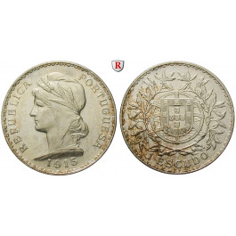 Portugal, Republik, Escudo 1915, f.st
