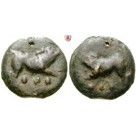 Römische Republik, Aes Grave, Quadrans 275-270 v.Chr., ss+/ss