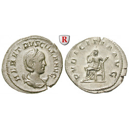 Römische Kaiserzeit, Herennia Etruscilla, Frau des Traianus Decius, Antoninian 249-251, st