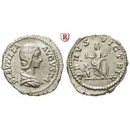 Römische Kaiserzeit, Plautilla, Frau des Caracalla, Denar 205, f.vz