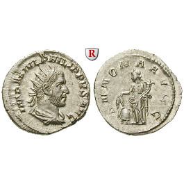 Römische Kaiserzeit, Philippus I., Antoninian 244-247, st