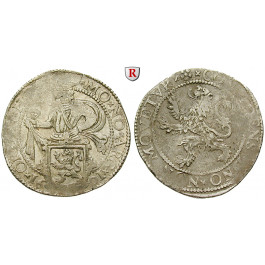 Niederlande, Holland, 1/2 Löwentaler 1601, ss-vz
