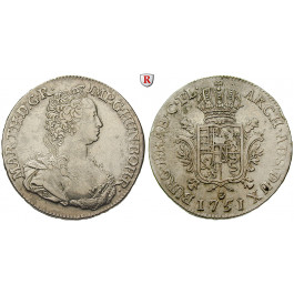 Römisch Deutsches Reich, Maria Theresia, Dukaton 1751, ss+