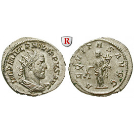 Römische Kaiserzeit, Philippus I., Antoninian 244-247, st