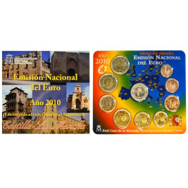 Spanien, Juan Carlos I., Euro-Kursmünzensatz 2010, st