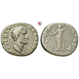 Römische Kaiserzeit, Galba, Denar Juli 68-Januar 69, ss