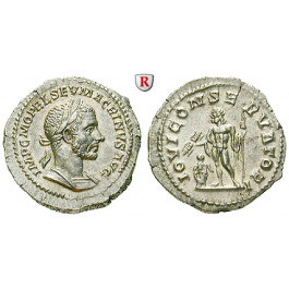 Römische Kaiserzeit, Macrinus, Denar, st