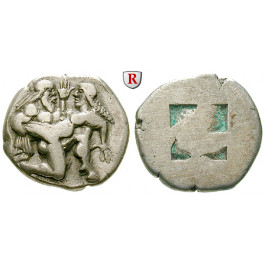 Thrakische Inseln, Thasos, Stater 550-463 v.Chr., ss+