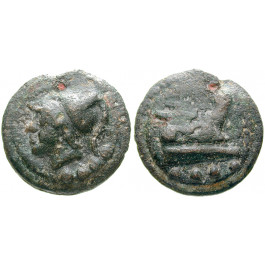 Römische Republik, Aes Grave, Triens 225-217 v.Chr., ss