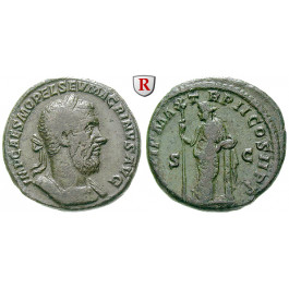 Römische Kaiserzeit, Macrinus, As 217, ss