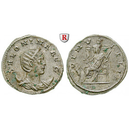 Römische Kaiserzeit, Salonina, Frau des Gallienus, Antoninian 257-259, vz+