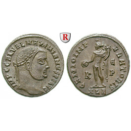 Römische Kaiserzeit, Galerius, Follis 308-310, vz+