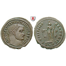 Römische Kaiserzeit, Maximinus II., Follis 308-310, vz+