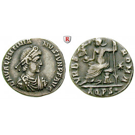 Römische Kaiserzeit, Valentinianus II., Siliqua 375-378, ss+