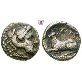 Euböa, Karystos, Drachme 4.-3. Jh.v.Chr., f.ss