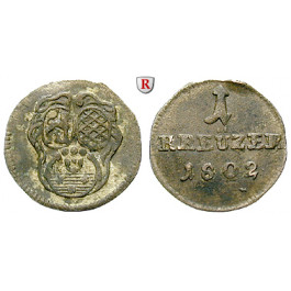 Löwenstein, gemeinschaftlich, Kreuzer 1802, ss