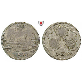 Nürnberg, Stadt, Kreuzer 1773, ss