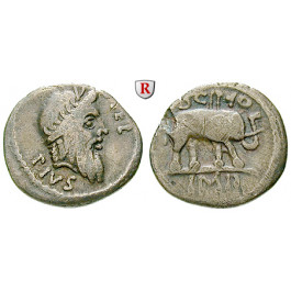 Römische Republik, Q. Caecilius Metellus, Denar 47-46 v.Chr., f.ss