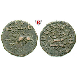 Indien, Mysore, Krishna Rajah Wodeyar, 20 Cash 1837, ss