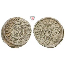 Montfort, Grafschaft, Anton der Jüngere, Kreuzer 1718, ss+