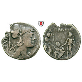 Römische Republik, Ti. Veturius, Denar 137 v.Chr., f.ss