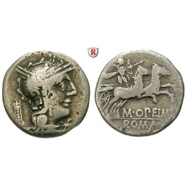 Römische Republik, M. Opimius, Denar 131 v.Chr., f.ss