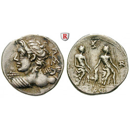 Römische Republik, L. Caesius, Denar 112/111 v.Chr., f.vz