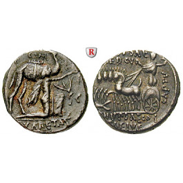 Römische Republik, M. Aemilius Scaurus und Pub. Plautius Hypsaeus, Denar 58 v.Chr., f.vz