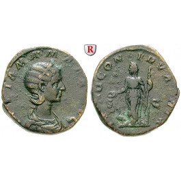 Römische Kaiserzeit, Julia Mamaea, Mutter des Severus Alexander, Sesterz 222-235, ss