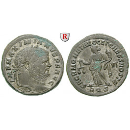 Römische Kaiserzeit, Maximianus Herculius, Follis 302-303, vz