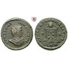 Römische Kaiserzeit, Constantinus II., Caesar, Follis 322-323, ss