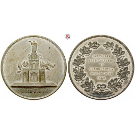 Schützen, Deutschland, Zinnmedaille 1862, vz