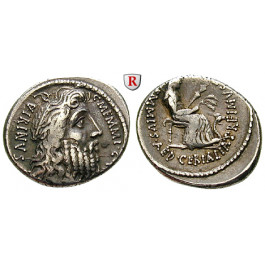 Römische Republik, C. Memmius, Denar 56 v.Chr., ss