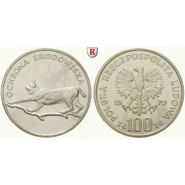 Polen, Volksrepublik, 100 Zlotych 1979, PP