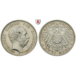 Deutsches Kaiserreich, Sachsen, Albert, 2 Mark 1902, auf den Tod, E, f.st, J. 127