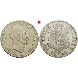 Braunschweig, Königreich Hannover, Ernst August, Taler 1849, ss